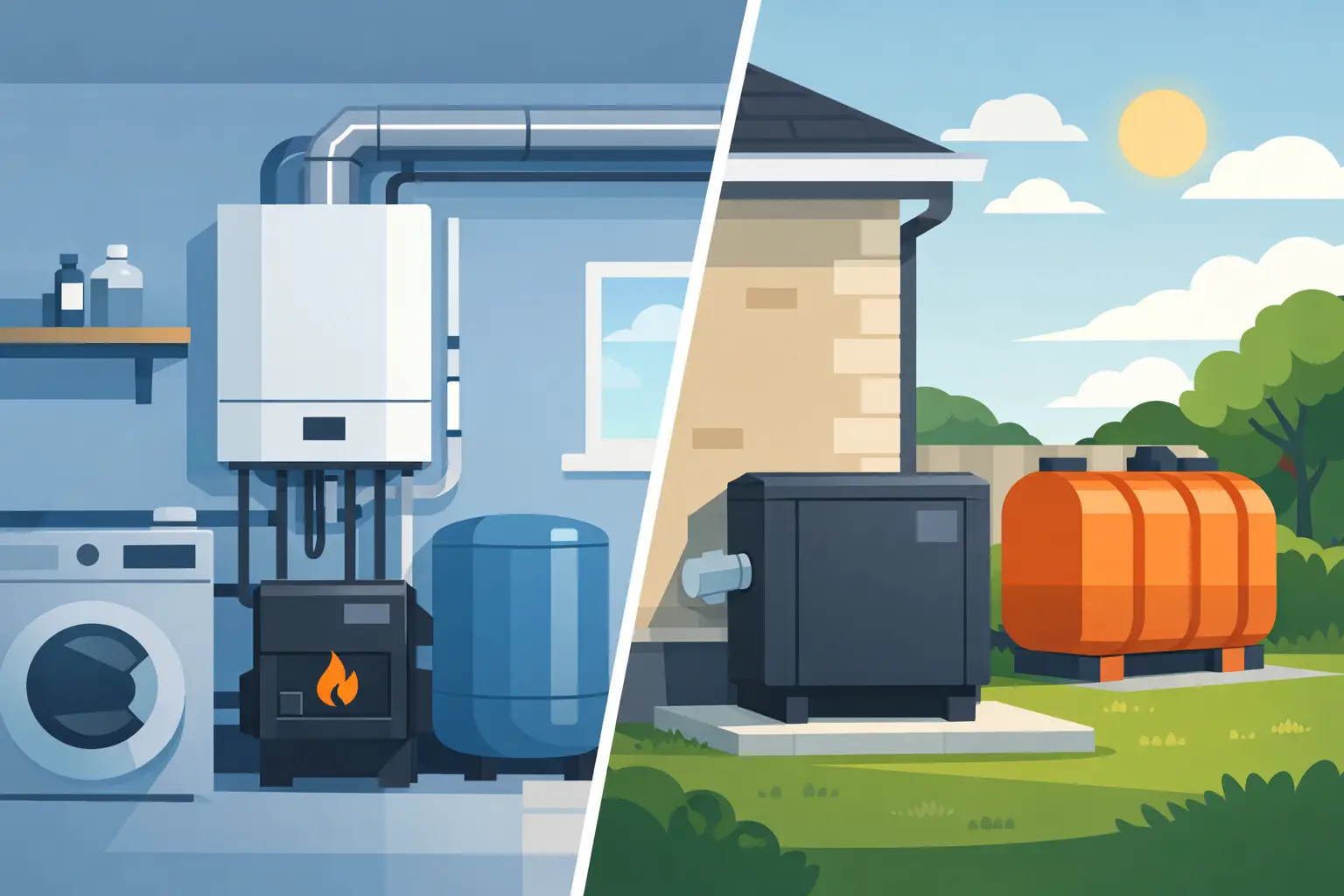 Read more about the article Internal vs External Oil Boiler Guide
