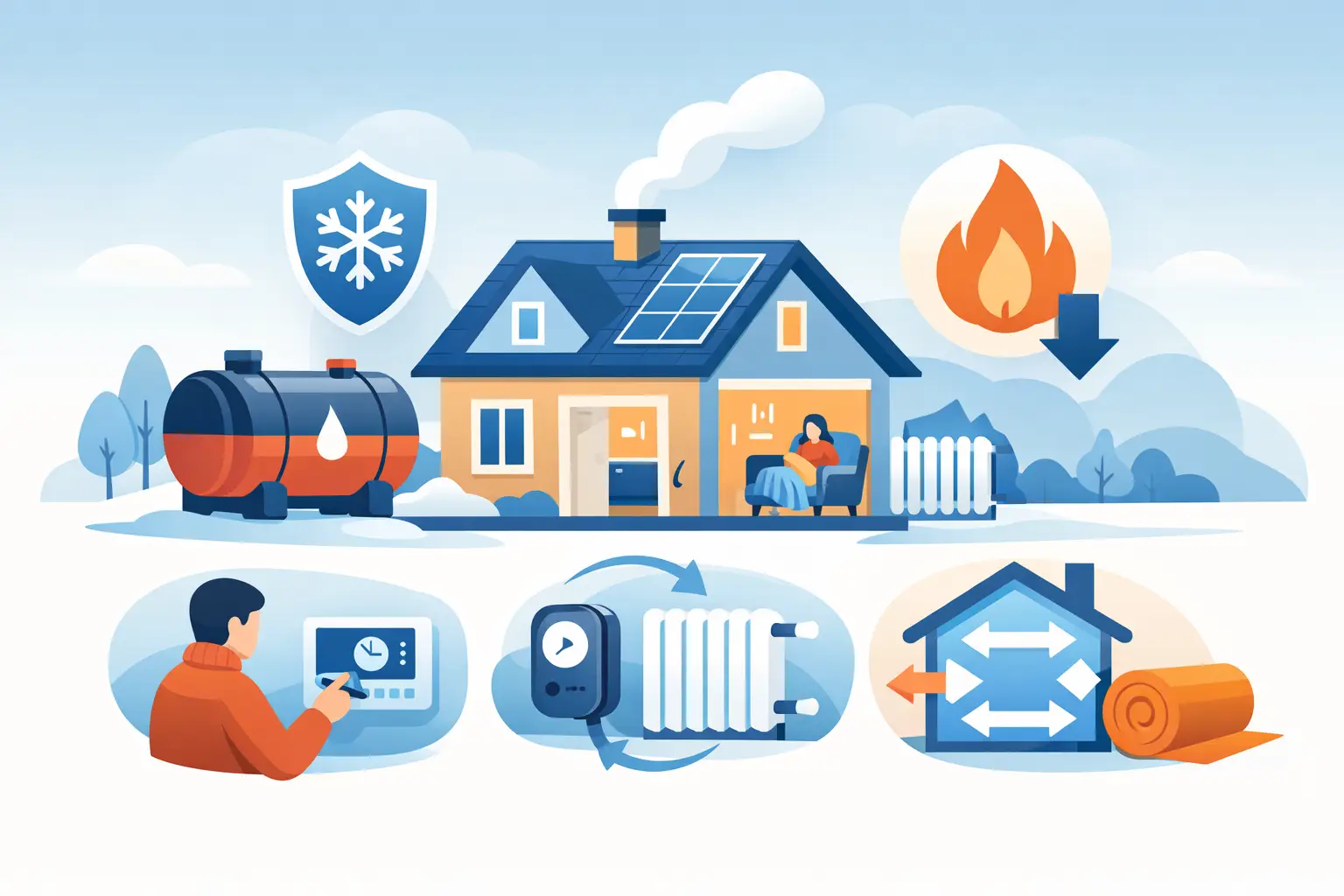 Read more about the article How to Reduce Heating Oil Use at Home