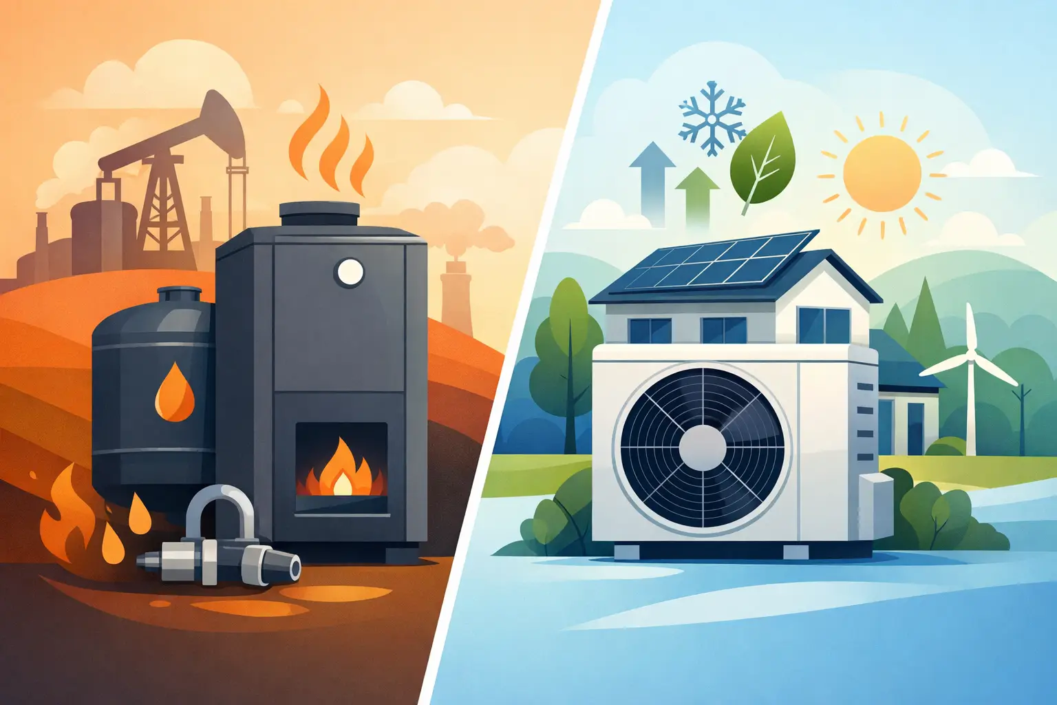 Read more about the article Oil Boiler vs Heat Pump: Which Suits You?