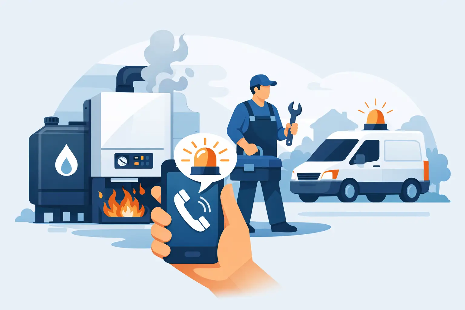 Read more about the article Emergency Oil Boiler Callout First Steps